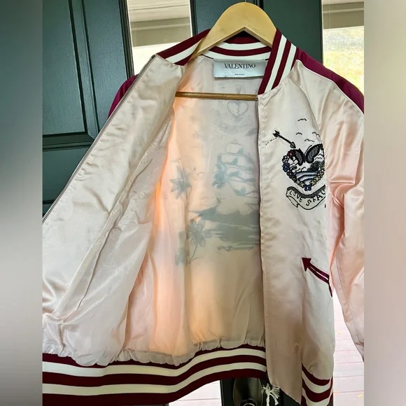 NWT Valentino Silk Bomber size 42